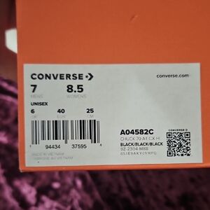 Converse Chuck 70 Black High Tops